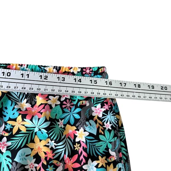 Chubbies Swim Trunks Shorts Youth XL Multi Tropical Birds & Flowers Drawstring - Picture 7 of 9